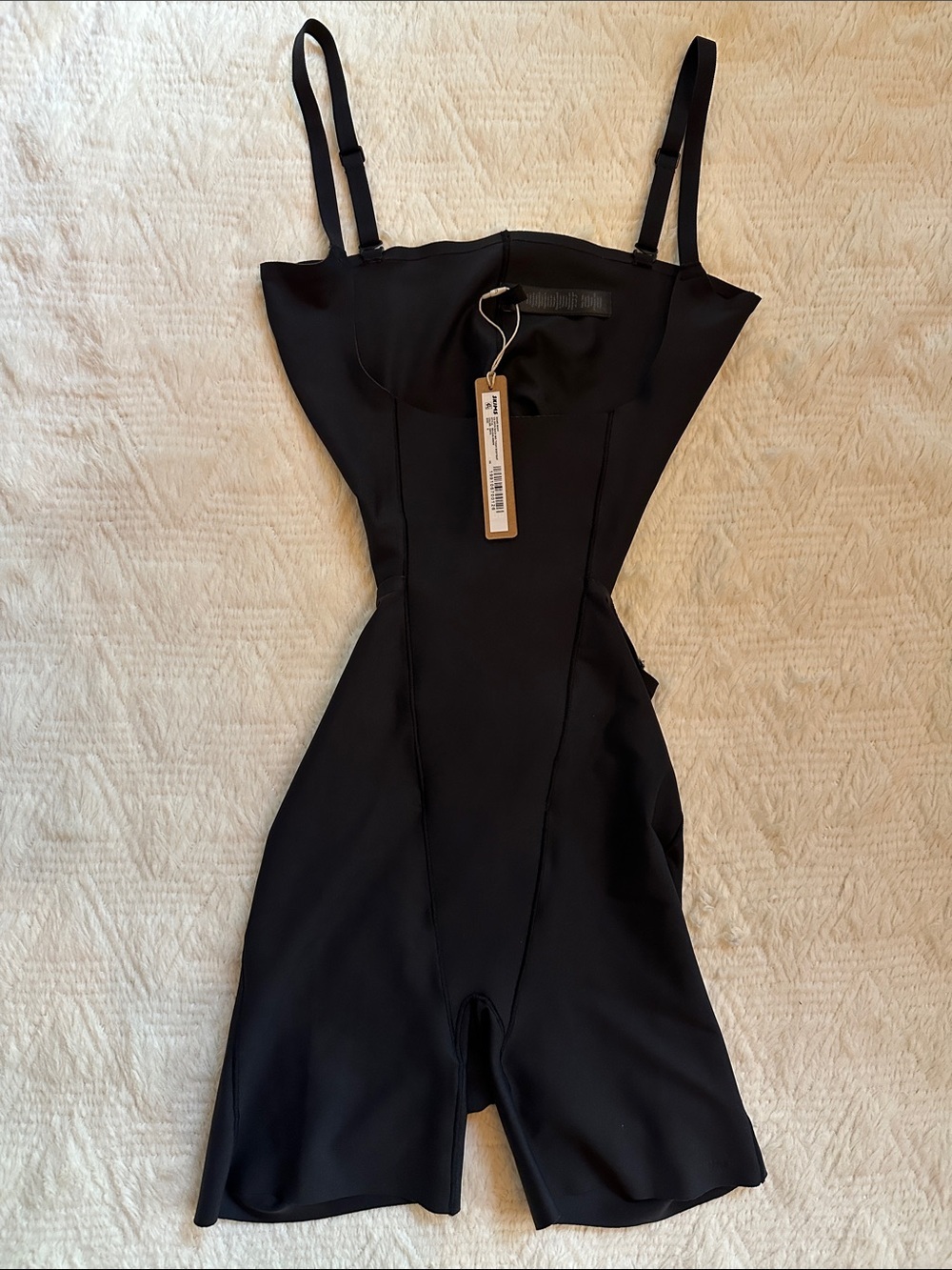 SKIMS Body Open Back Mid Thigh One-Piece Bodysuit NWT